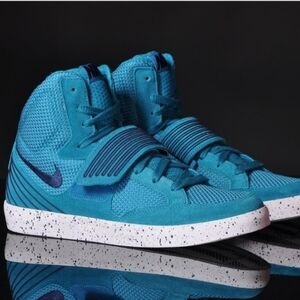 Nike Mens NSW Skystepper High Top Sneakers 599277-301 Teal Navy White US 10.5 44